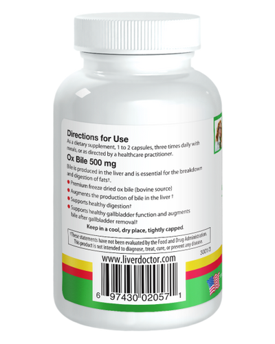 Ox Bile, 100 count