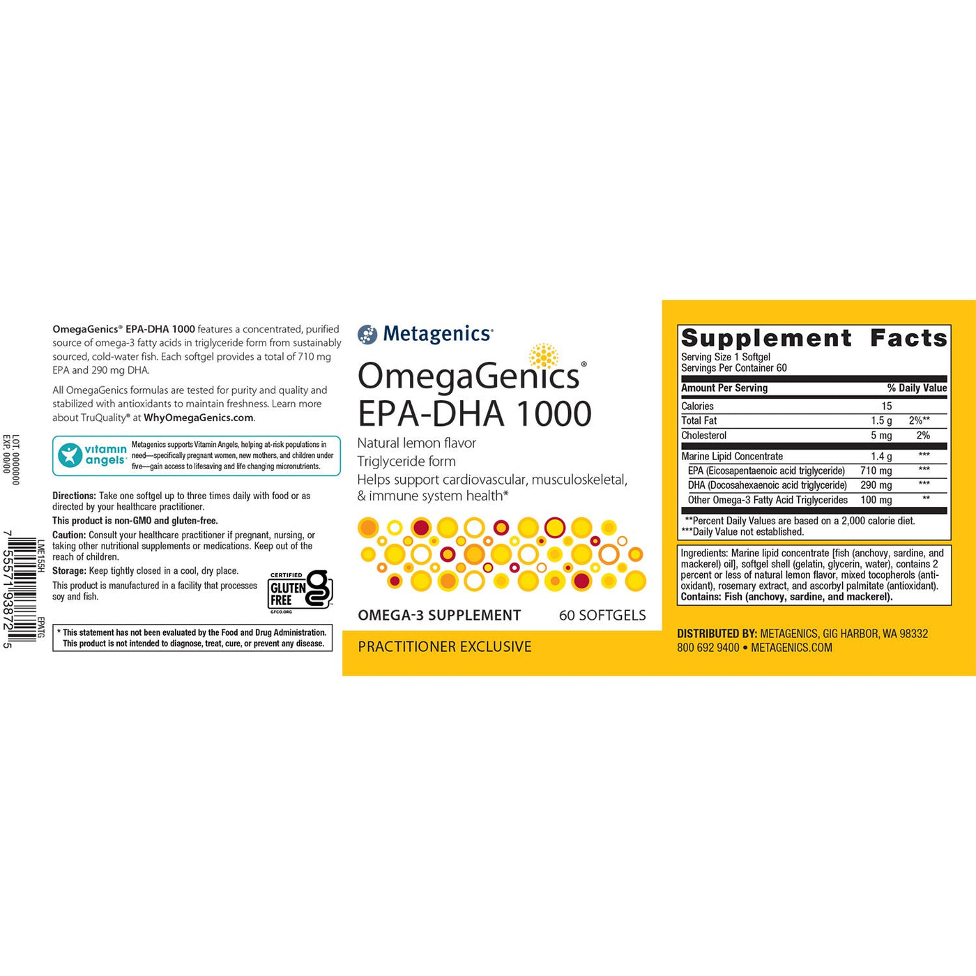 OmegaGenics EPA-DHA 1000